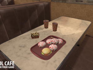 old school cafe 3Dモデル