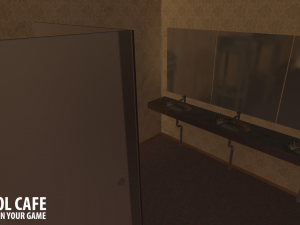old school cafe 3Dモデル