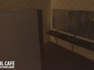 old school cafe 3D Model