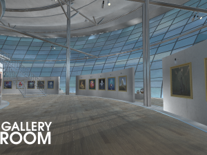 picture gallery - showroom 3D Модель