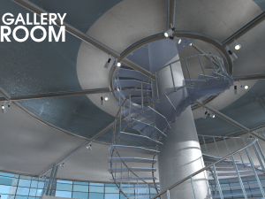 picture gallery - showroom 3D Модель