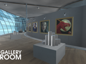 picture gallery - showroom 3D Модель