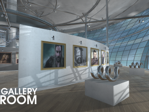picture gallery - showroom 3D Модель