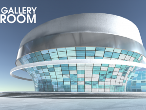 picture gallery - showroom 3D Модель