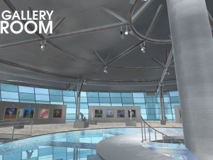 picture gallery - showroom 3D Модель