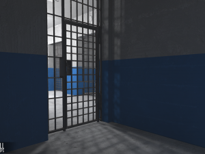 prison cell - interior and props 3D Model
