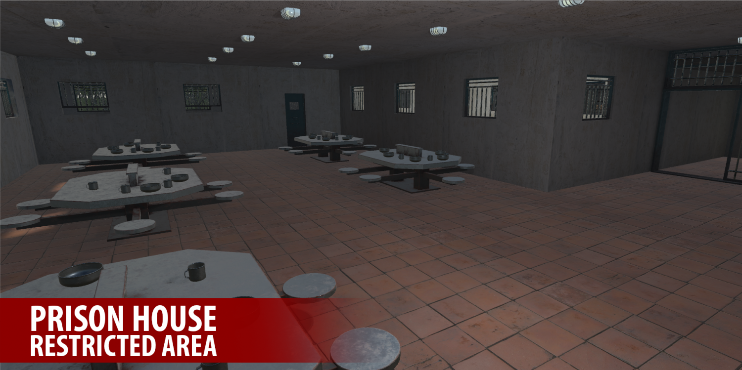 Prison house. Restricted area игра. Модель Саймона 3д тюрьма.