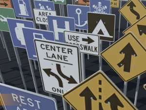 road sign - big pack 3D 모델