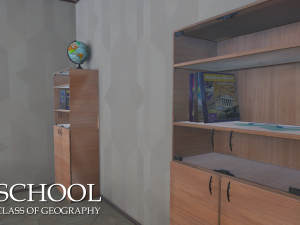 school - class of geography 3D Model