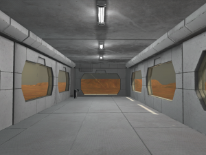 sci-fi laboratory - modular interior and props 3D Model
