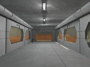 sci-fi laboratory - modular interior and props 3D Model