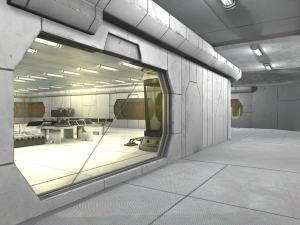 sci-fi laboratory - modular interior and props 3D Model