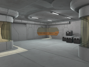 sci-fi laboratory - modular interior and props 3D Model