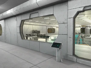 sci-fi laboratory - modular interior and props 3D Model