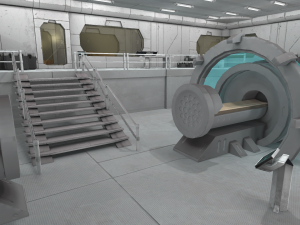sci-fi laboratory - modular interior and props 3D Model