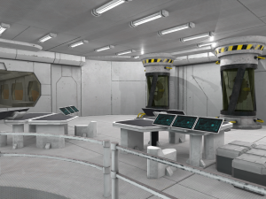 sci-fi laboratory - modular interior and props 3D Model