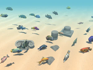 海鱼-海底世界 3D 模型