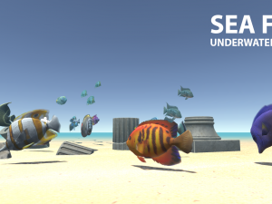 sea fish - underwater world 3Dモデル