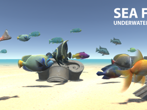 sea fish - underwater world 3Dモデル