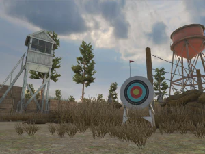 shooting range - restricted area 3D Model
