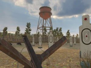 shooting range - restricted area 3D Model