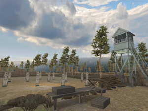 shooting range - restricted area Modèle 3D