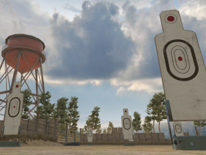 shooting range - restricted area Modèle 3D
