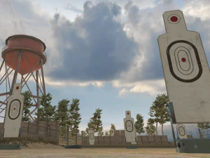 shooting range - restricted area 3D Model
