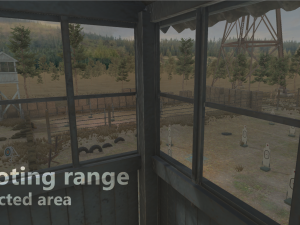 shooting range - restricted area Modèle 3D