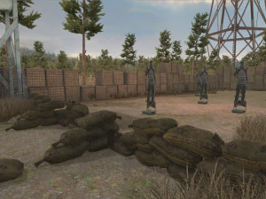 shooting range - restricted area 3D Model