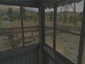 shooting range - restricted area 3D Model