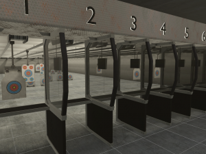 shooting range - basement 3D 모델