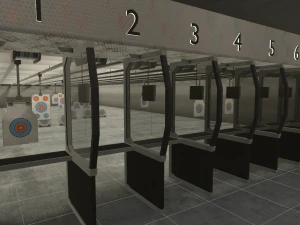 schietbaan - kelder 3D Model