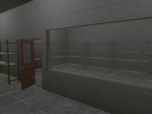 shooting range - basement Model 3D