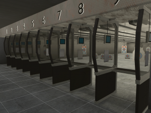 shooting range - basement Model 3D