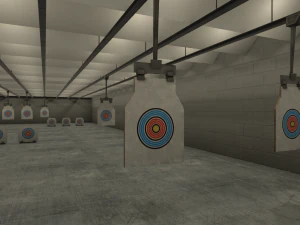 shooting range - basement 3D Model