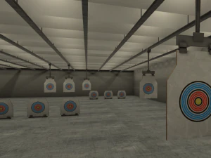 shooting range - basement 3D Model