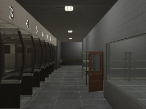 shooting range - basement Model 3D