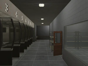shooting range - basement 3D Model