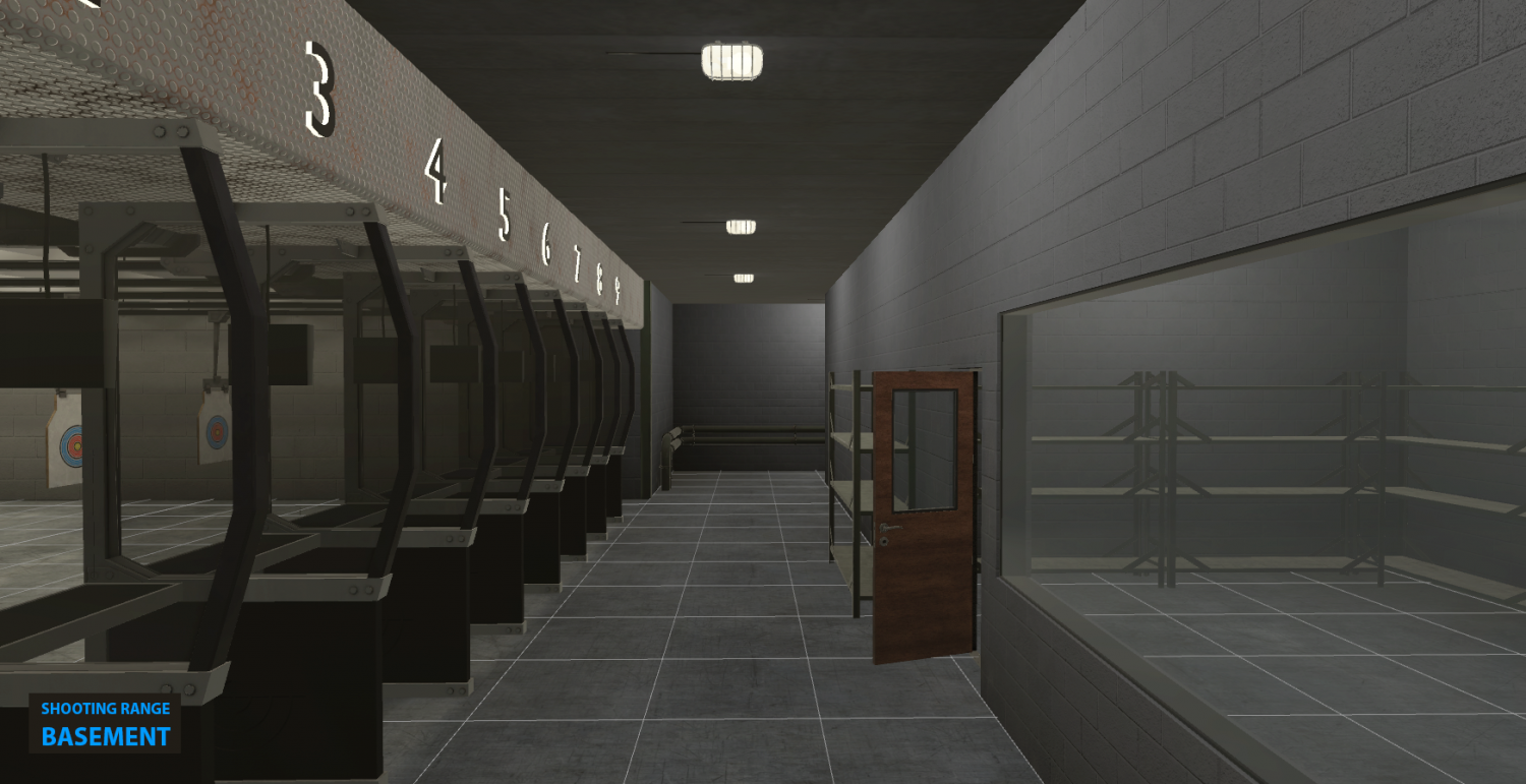 Shooting Range Basement Model 3d In Aula 3dexport Shooting Range Basement Model 3d In Aula 3dexport