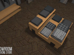 showroom - clothing store 3D Model