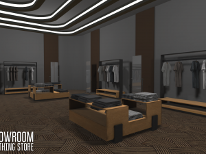 showroom - clothing store 3D Модель