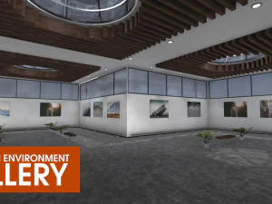 ambiente de showroom - galeria Modelo 3D