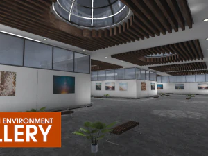 showroom environment - gallery 3D Model
