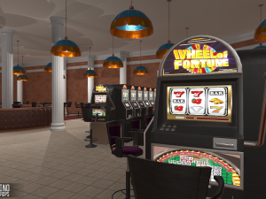 small casino - interior and props Model 3D
