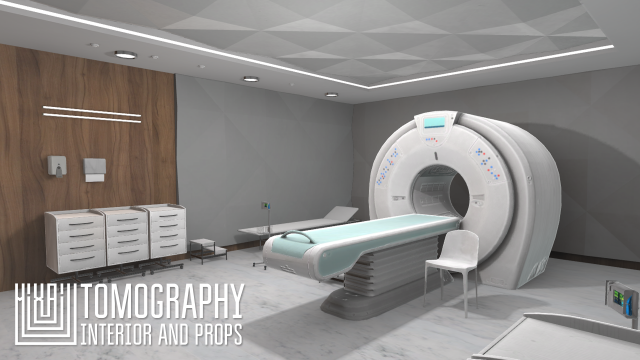 tomography - interior and props 3D Model .c4d .max .obj .3ds .fbx .stl .blend 