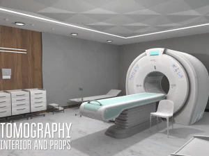 tomografia - interior e adere&ccedil;os Modelo 3D