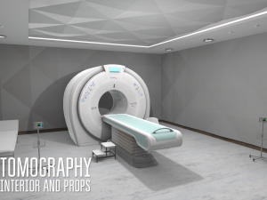 tomography - interior and props 3D Model