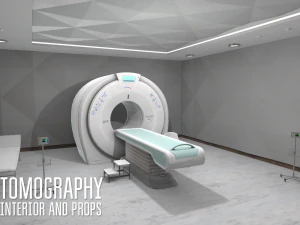 tomography - interior and props 3D Model
