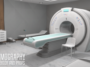 tomography - interior and props 3D Model